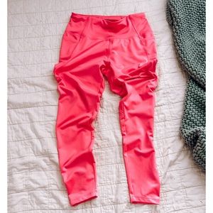 new ✨ crown & ivy neon pink athletic leggings